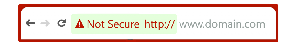 not secure